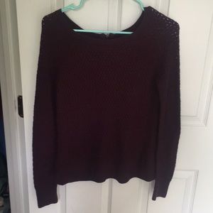 Purple Knit sweater from American Eagle